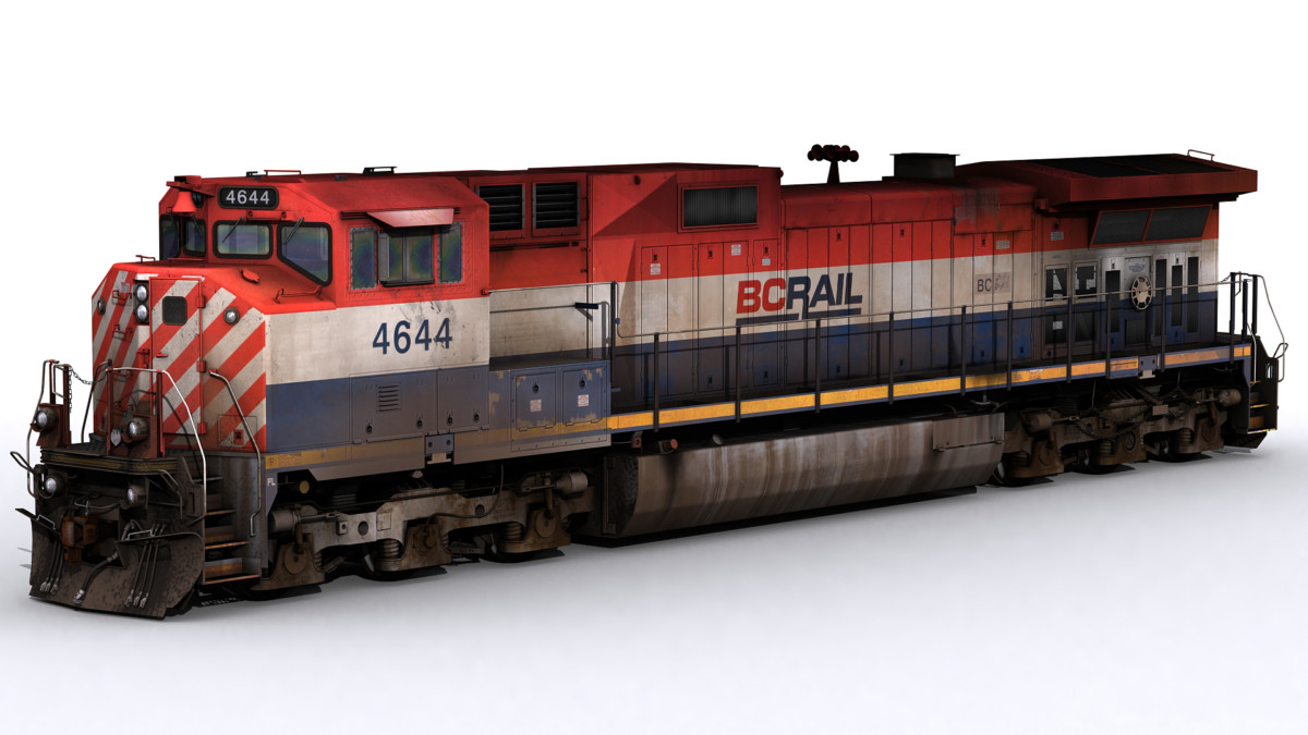 Bc Rail C44-9wl 4641-4644