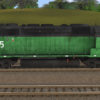 Burlington Northern Non-Powered Scale SD40-2 Diesel #7140 - 6-34781