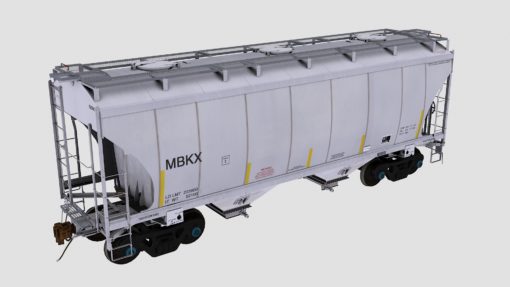 MBKX Trinity 2-Bay Covered Hopper