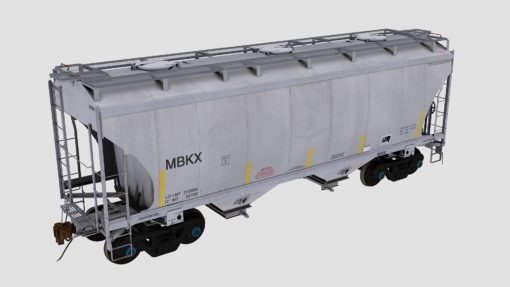 MBKX Trinity 2-Bay Covered Hopper