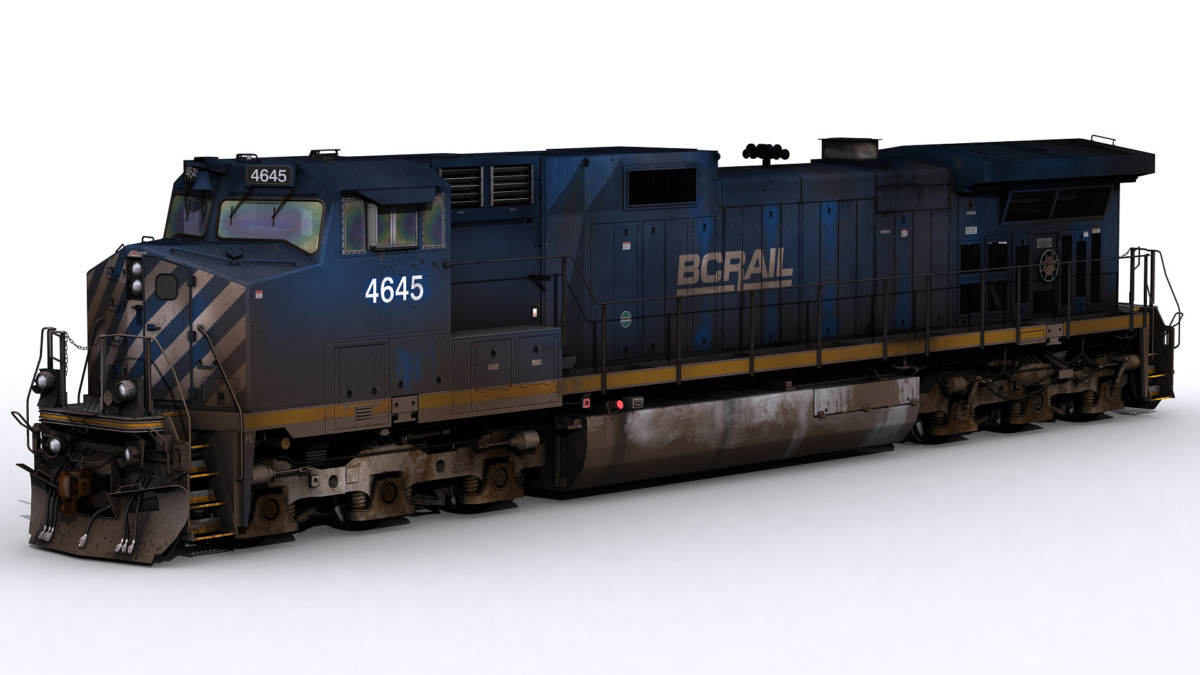 BC Rail C44-9W 4645-4654 - RRMods