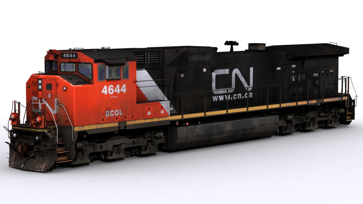 BC Rail C44-9WL 4641-4644 Repaint