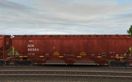 AOK 66510-66909 Greenbrier 5188cf covered hopper