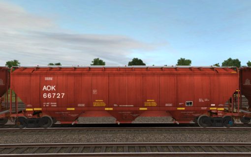 AOK 66510-66909 Greenbrier 5188cf covered hopper