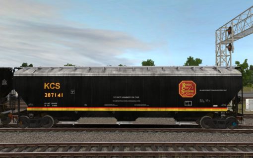 KCS Pack Greenbrier 5188cf covered hopper