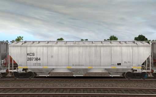 KCS Pack Greenbrier 5188cf covered hopper