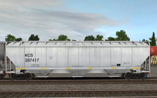 KCS Pack Greenbrier 5188cf covered hopper