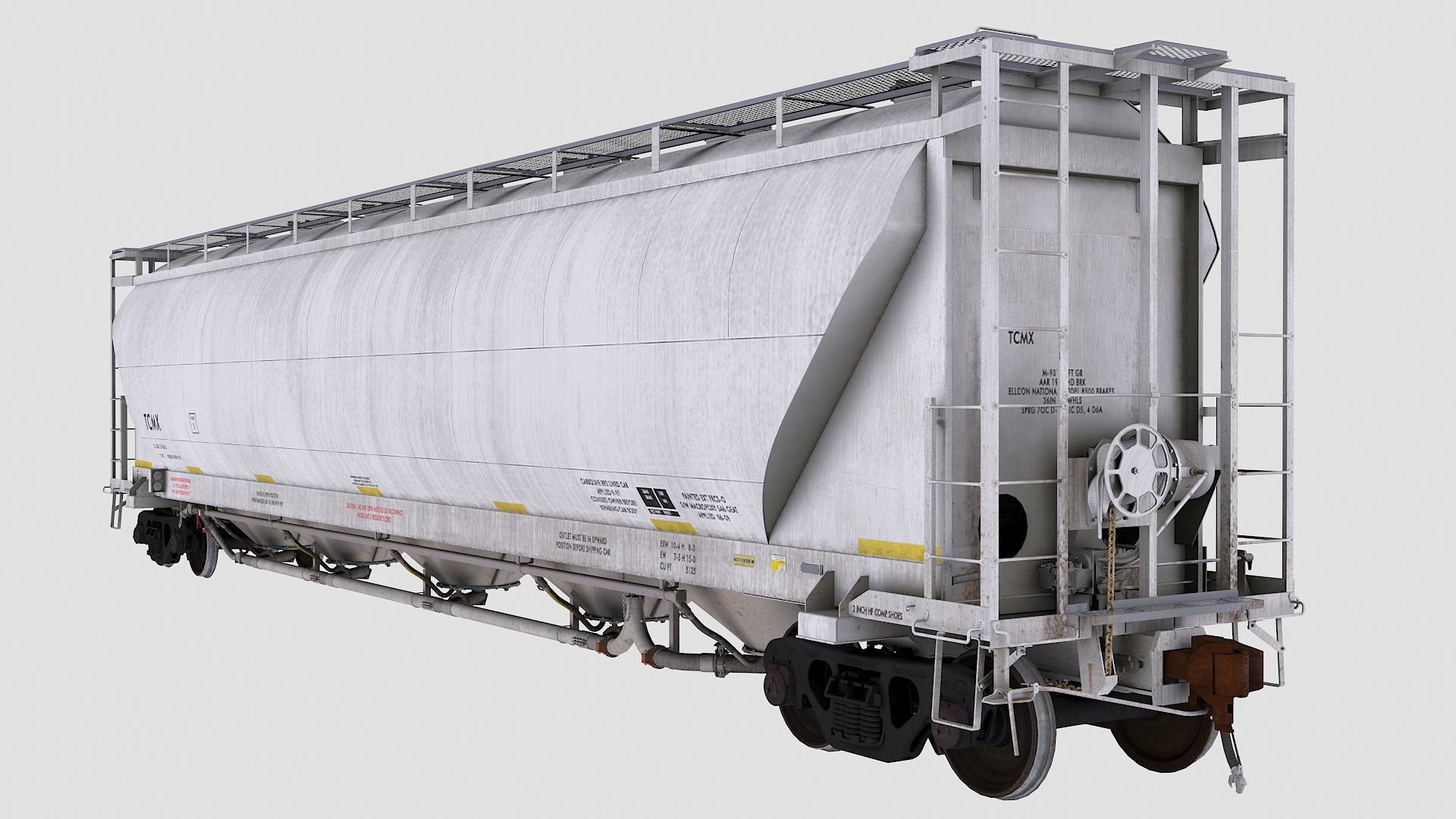 TCMX 450054-450299 Trinity 5125cf covered hopper - RRMods